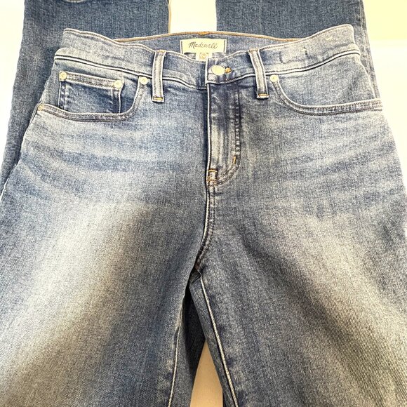 Madewell Denim - Madewell Mid-Rise Kick Out Crop Jeans size 28